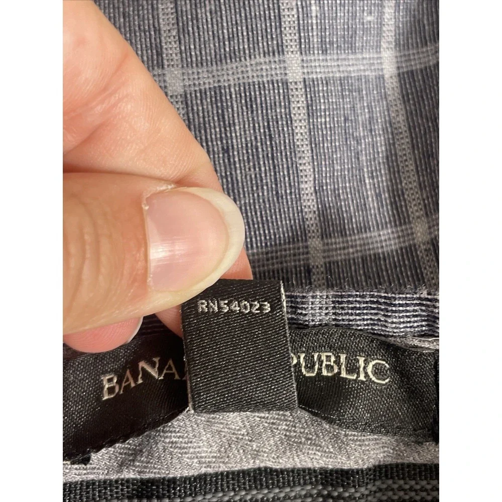 Banana Republic Slim Fit‎ Stretch Pants Mens Size 34x32 Linen Office Career